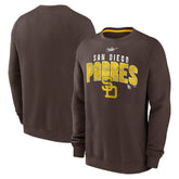 San Diego Padres Nike Cooperstown Collection Team Shout Out Pullover Sweatshirt Clearance