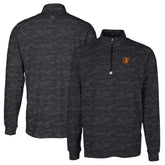Baltimore Orioles Cutter & Buck Traverse Camo Print Stretch Quarter-Zip Pullover Top Online