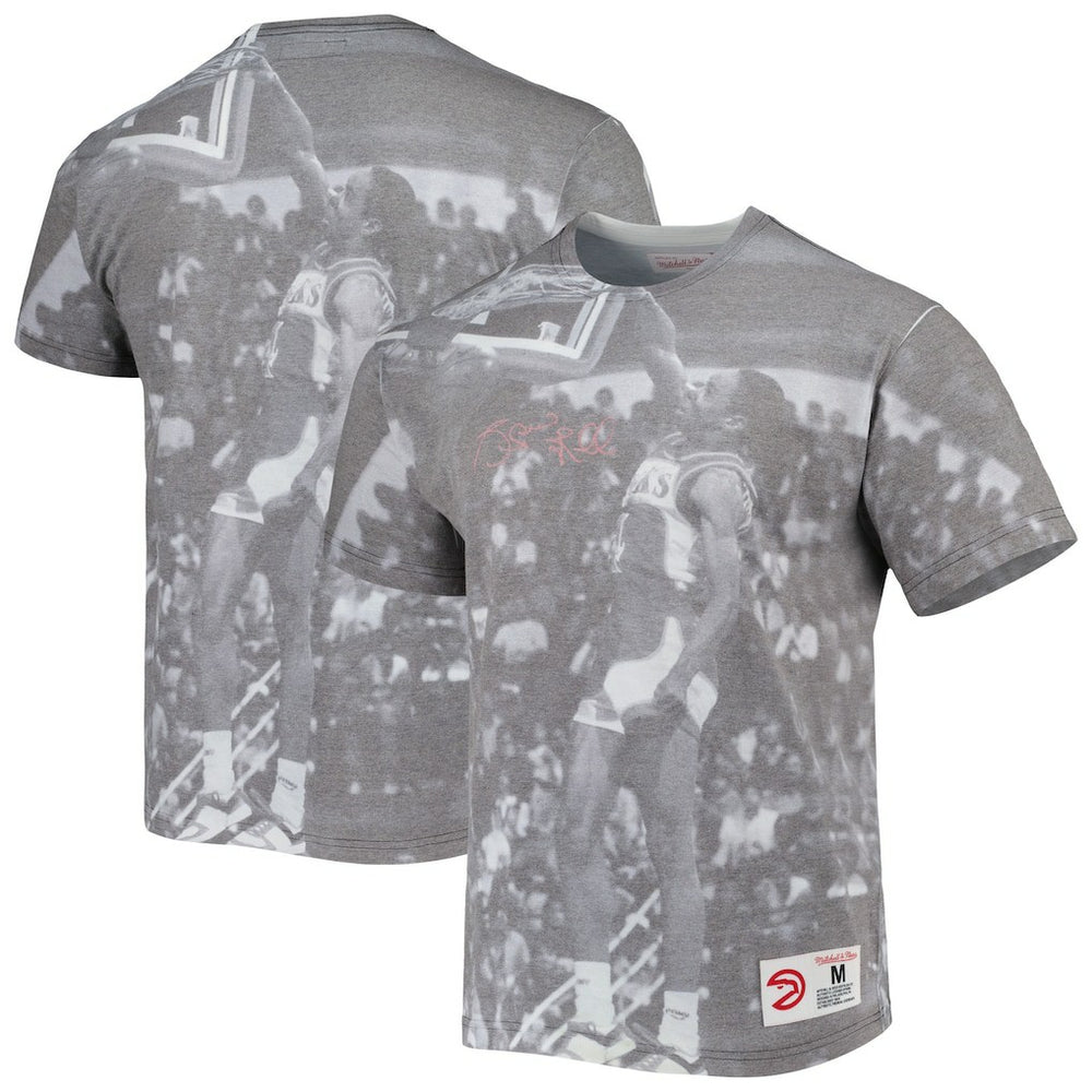Mitchell & Ness - Spud Webb Atlanta Hawks Above The Rim T-Shirt - Heather Gray