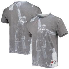 Mitchell & Ness - Dwyane Wade Miami Heat Above The Rim T-Shirt - Heather Gray