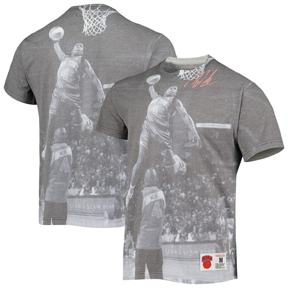 Mitchell & Ness - Nate Robinson New York Knicks Above The Rim T-Shirt - Gray