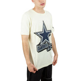Dallas Cowboys New Era Chrome T-Shirt Cream - NFL