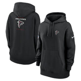 Atlanta Falcons Women's 2023 Sideline Club Fleece Pullover Hoodie Black - Nike