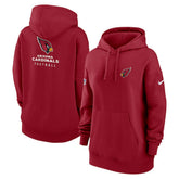 Arizona Cardinals Women's 2023 Sideline Club Fleece Pullover Hoodie Cardinal - Nike