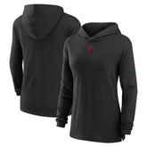 Arizona Cardinals Women's Sideline Performance Long Sleeve Hoodie T-Shirt Black - Nike