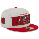 Tampa Bay Buccaneers New Era 2023 NFL Draft On Stage 59FIFTY Fitted Hat Stone/Red - NFL