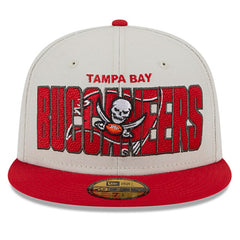 Tampa Bay Buccaneers New Era 2023 NFL Draft On Stage 59FIFTY Fitted Hat Stone/Red - NFL
