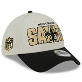 New Orleans Saints New Era 2023 NFL Draft 39THIRTY Flex Hat Stone/Black - NFL