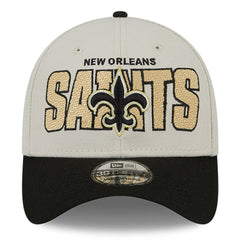 New Orleans Saints New Era 2023 NFL Draft 39THIRTY Flex Hat Stone/Black - NFL