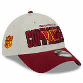 Washington Commanders New Era 2023 NFL Draft 39THIRTY Flex Hat Stone/Burgundy - NFL