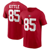 George Kittle San Francisco 49ers Player Name & Number T-Shirt Scarlet - Nike