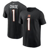 Ja'Marr Chase Cincinnati Bengals Player Name & Number T-Shirt Black - Nike