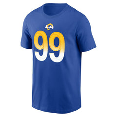 Aaron Donald Los Angeles Rams Player Name & Number T-Shirt Royal - Nike