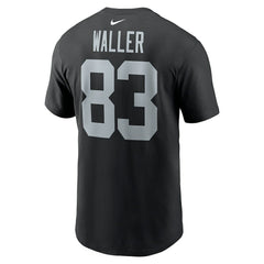 Darren Waller Las Vegas Raiders Player Name & Number T-Shirt Black - Nike