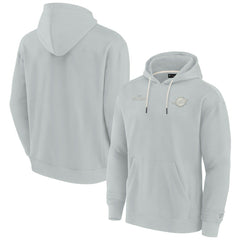 Miami Dolphins Unisex Elements Super Soft Fleece Pullover Hoodie Gray - Fanatics