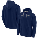 New England Patriots Unisex Elements Super Soft Fleece Pullover Hoodie Navy - Fanatics