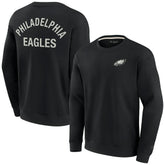 Philadelphia Eagles Unisex Elements Super Soft Pullover Sweatshirt Black - Fanatics