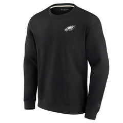 Philadelphia Eagles Unisex Elements Super Soft Pullover Sweatshirt Black - Fanatics
