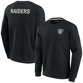 Las Vegas Raiders Unisex Elements Super Soft Pullover Sweatshirt Black - Fanatics
