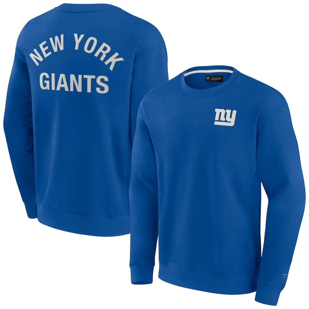 New York Giants Unisex Elements Super Soft Pullover Sweatshirt Royal - Fanatics
