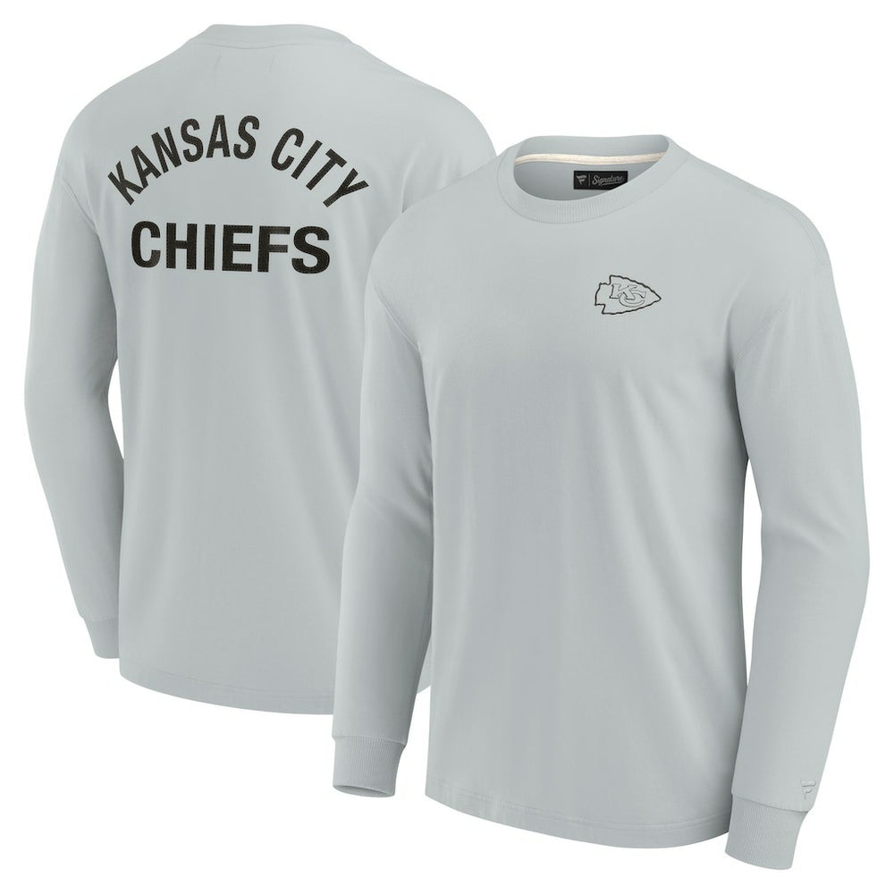 Kansas City Chiefs Unisex Elements Super Soft Long Sleeve T-Shirt Gray - Fanatics