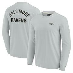 Baltimore Ravens Unisex Elements Super Soft Long Sleeve T-Shirt Gray - Fanatics