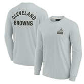 Cleveland Browns Unisex Elements Super Soft Long Sleeve T-Shirt Gray - Fanatics