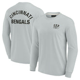 Cincinnati Bengals Unisex Elements Super Soft Long Sleeve T-Shirt Gray - Fanatics
