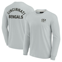Cincinnati Bengals Unisex Elements Super Soft Long Sleeve T-Shirt Gray - Fanatics