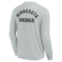 Minnesota Vikings Unisex Elements Super Soft Long Sleeve T-Shirt Gray - Fanatics
