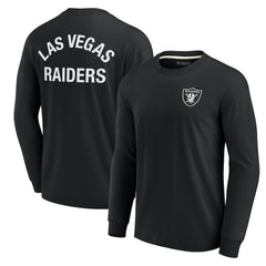 Las Vegas Raiders Unisex Elements Super Soft Long Sleeve T-Shirt Black - Fanatics