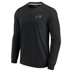 Carolina Panthers Unisex Elements Super Soft Long Sleeve T-Shirt Black - Fanatics
