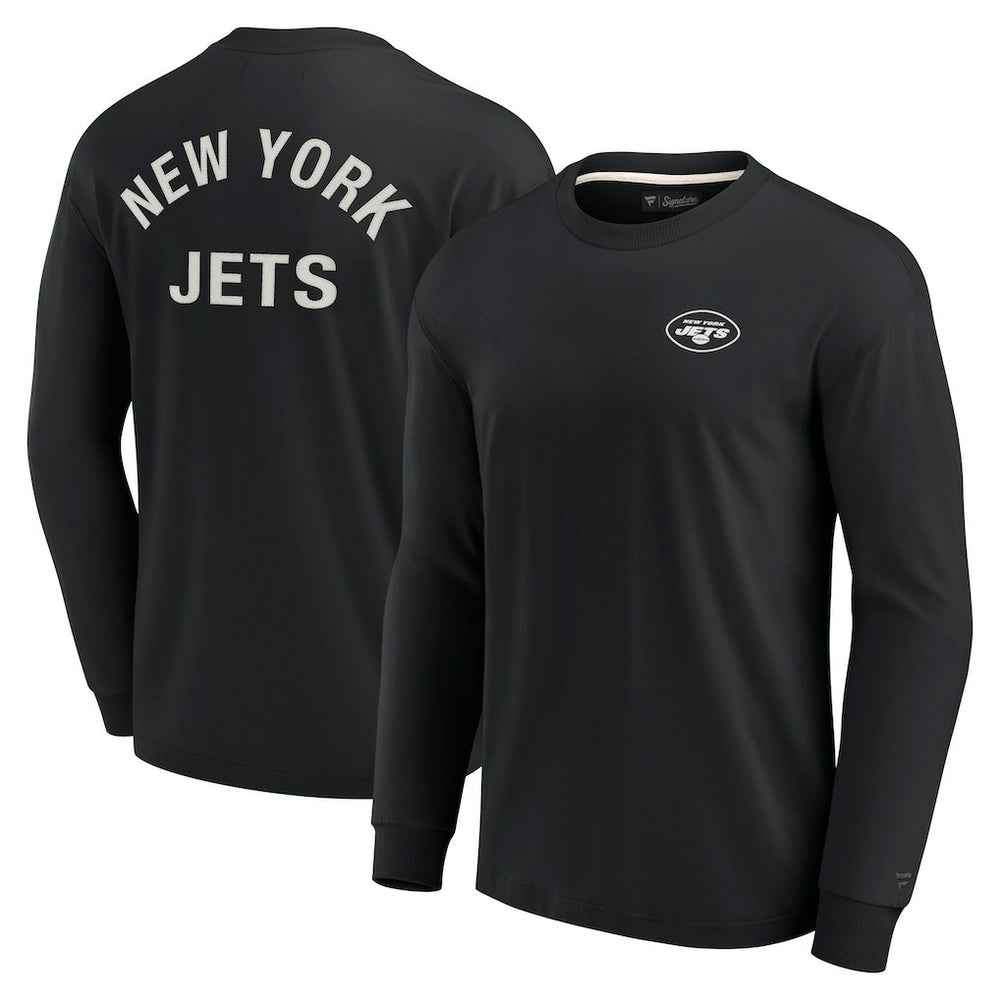 New York Jets Unisex Elements Super Soft Long Sleeve T-Shirt Black - Fanatics