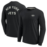 New York Jets Unisex Elements Super Soft Long Sleeve T-Shirt Black - Fanatics