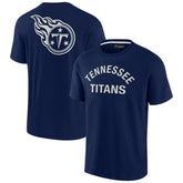 Tennessee Titans Unisex Elements Super Soft Short Sleeve T-Shirt Navy - Fanatics