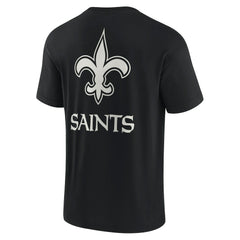 New Orleans Saints Unisex Elements Super Soft Short Sleeve T-Shirt Black - Fanatics