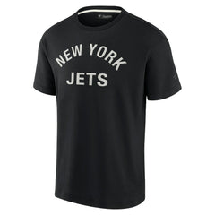 New York Jets Unisex Elements Super Soft Short Sleeve T-Shirt Black - Fanatics