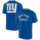 New York Giants Unisex Elements Super Soft Short Sleeve T-Shirt Royal - Fanatics