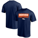 Denver Broncos Gain Ground T-Shirt Navy - NFL