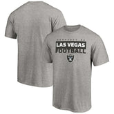 Las Vegas Raiders Gain Ground T-Shirt Heather Gray - NFL