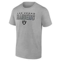 Las Vegas Raiders Swagger T-Shirt Heather Gray - NFL