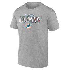 Miami Dolphins Swagger T-Shirt Heather Gray - NFL