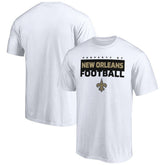 New Orleans Saints Gain Ground T-Shirt White - NFL
