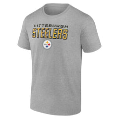 Pittsburgh Steelers Swagger T-Shirt Heather Gray - NFL
