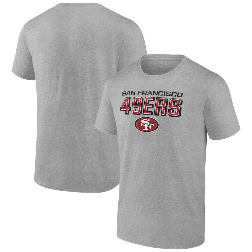 San Francisco 49ers Swagger T-Shirt Heather Gray - NFL