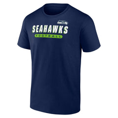 Seattle Seahawks Spirit T-Shirt College Navy - NFL