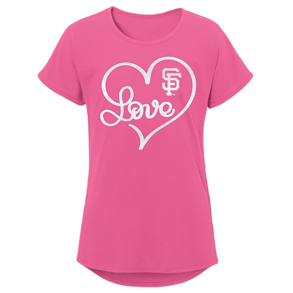 San Francisco Giants Girls Youth Lovely T-Shirt Lifestyle