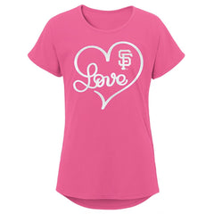 San Francisco Giants Girls Youth Lovely T-Shirt Lifestyle