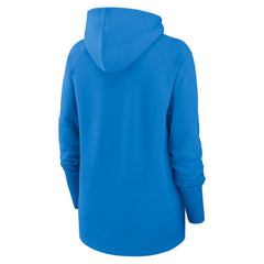 Los Angeles Chargers Women's Asymmetrical Raglan Full-Zip Hoodie Powder Blue - Nike