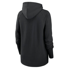 New Orleans Saints Women's Asymmetrical Raglan Full-Zip Hoodie Black - Nike